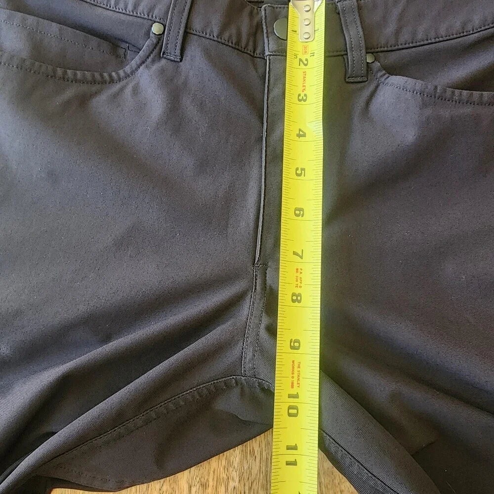 Lululemon Pants Mens 30 Black Chino ABC 5 Pocket Technical Stretch Casual Travel